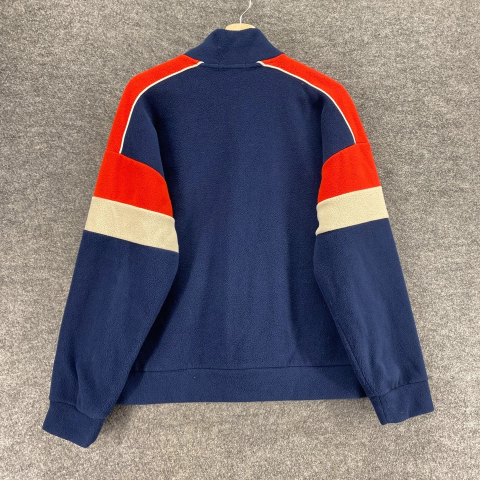 Forever 21 Jacket Women S Small Blue High Neck Fleece Zipper Long Sleeve Casual - Image 2 of 4