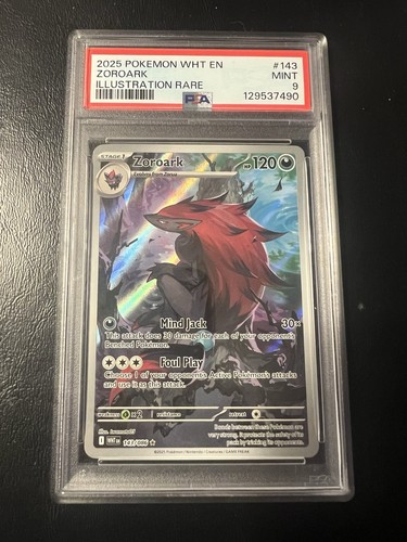 Zoroark graded PSA 9 for sale on eBay