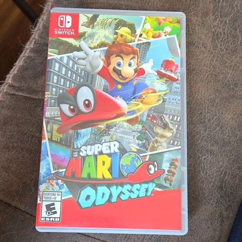 Nintendo Super Mario Odyssey Switch Cartridge w/ Case NTSC 2017 Multiplayer
