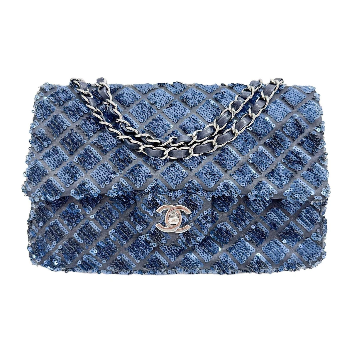 CHANEL Sequin Blue Bags & Handbags for Women for sale | eBay