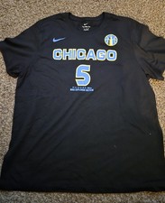 Chicago Sky #5 Nike Explorer Edition Women’s 2XL Black WNBA T-Shirt