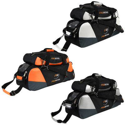 ProBowl Bowling 3 Ball Tasche Tote Deluxe mit Schuhtasche