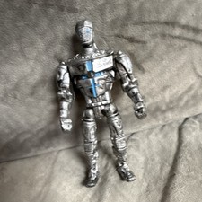 Silver Robot Action Figure Plastic Toy Robots Theme