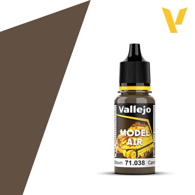 Vallejo Model Air 71.038 Cam. Medium Brown 18ml