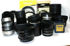 Large Lot Of Camera Lens Hoods