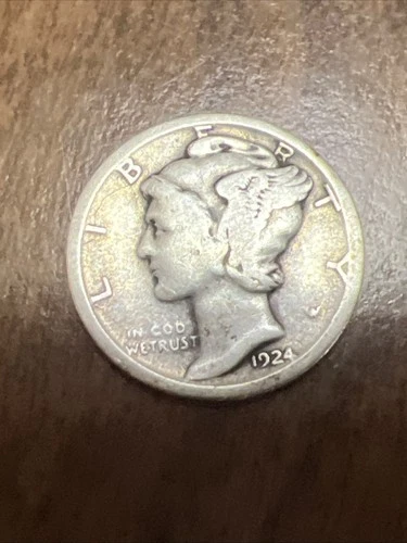 1924-S Mercury 90% Silver Here For You To Buy Silver Is Still Rising Effect Cost