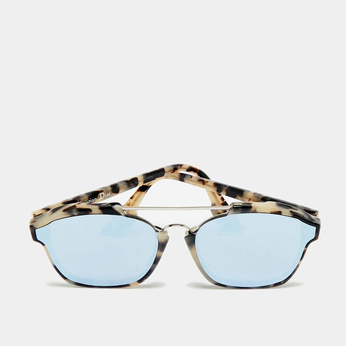 Dior BeigeGrey Mirrored A4EA4 Abstract Aviators Sunglasses | eBay