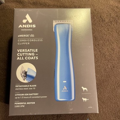 Andis eMerge Lite Cordless Detachable Blade Clippers (AGR-3),NEW