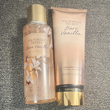 Victoria's Secret Bare Vanilla Fragrance Mist Lotion Set 8.4 fl oz 8 oz