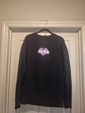 Olivia Rodrigo GUTS World Tour Black Long Sleeve Sweatshirt Men's XL