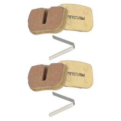 2 Paar Scheibenbremsbeläge 0.7'' x 1.08'' Fahrradbremsbeläge Mit Feder Gold