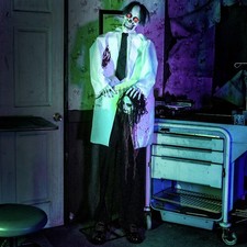 5 FT. 7 IN STANDING ANIMATED SCARY ZOMBIE ANIMATRONIC HALLOWEEN PROP 2026