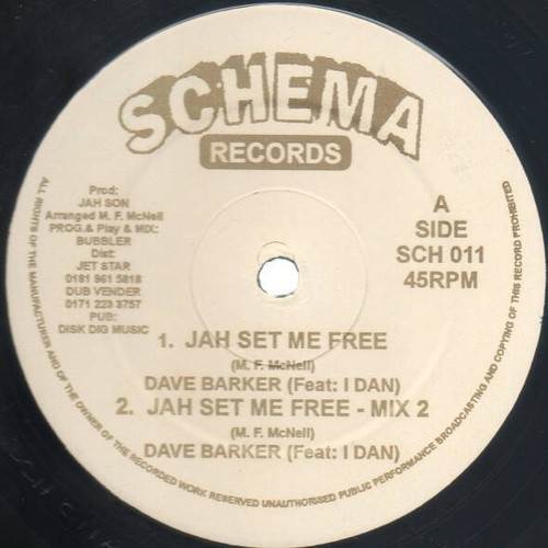 Dave Barker - Jah Set Me Free (VINYL) - Picture 2 of 3