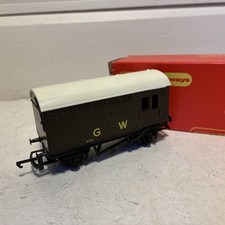 Tri-ang / Hornby R.123 OO Gauge GWR Horse Box Boxed VGC