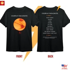 Trending Band Coldplay Parachutes Album Music Band Tour T-Shirt