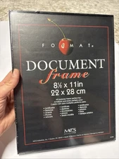 MCS Format 8.5x11" Document Frame, Black, Pack of 6 *New* R21692