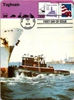 Dr Jim Stamps Maximum Card Tugboat 1900'S 15C American Flag Forever Combo Fdc