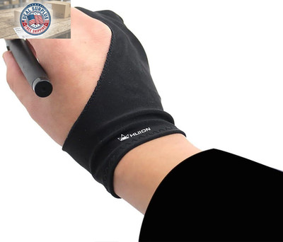 Artist Glove for Drawing Tablet (1 Unit of Free Size, Good for Right Hand or Lef