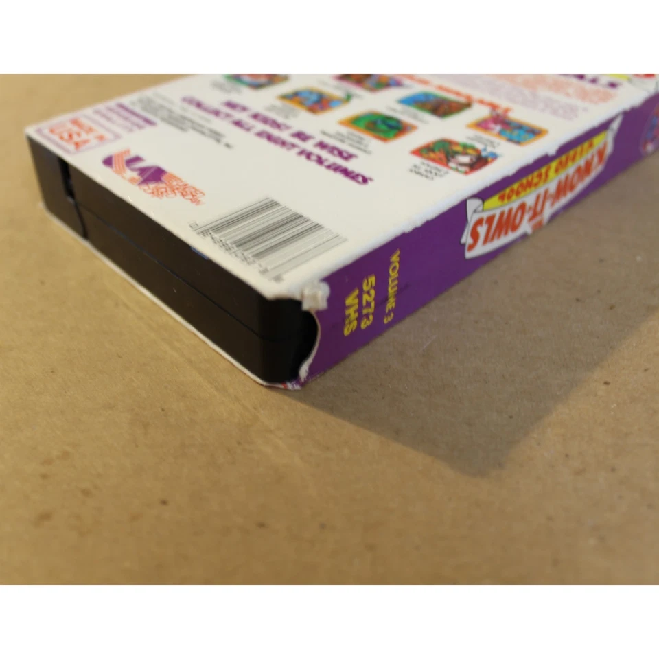 Mr Know It Owls African Animals Vol 3 (VHS, 1989, United American) Rare HTF - Image 3 of 4