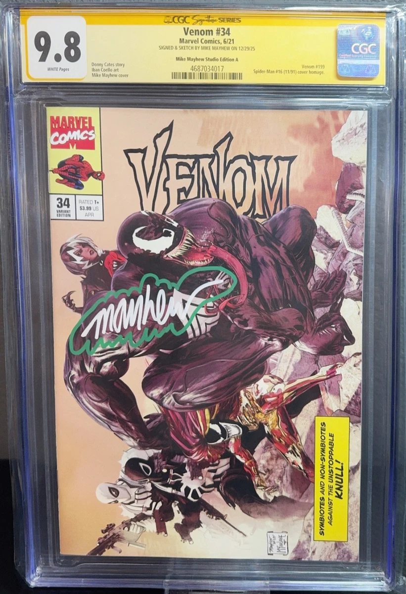 Venom 9.8 Near Mint/Mint, Comics Signed Graphic Novels & TPBs for