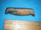 4   in.  BOATSTONE DRILLED ATLATL BAR FROM  TN   QUARTZ — photo 4