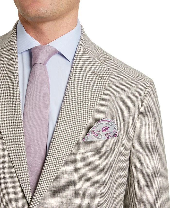 Tallia Men Textured Linen Slim Suit Jacket Sport Coat 42 S NEW $425 VDDL1TLV0050 - Image 3 of 4