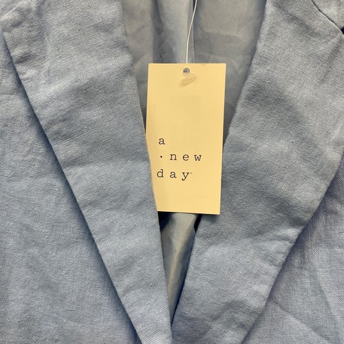 A New Day Women's Cropped Blazer Blue Size Small - Picture 4 of 6