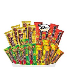 Pulparindo Caramelo Mexicano Snack Mezcla Sabores: 20 Unidades (Pack de 1), Multicolor
