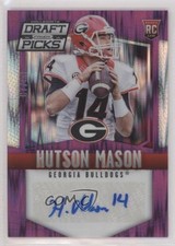 2015 Panini Prizm Collegiate Draft Picks Purple Flash 7/99 Hutson Mason Auto 0c3