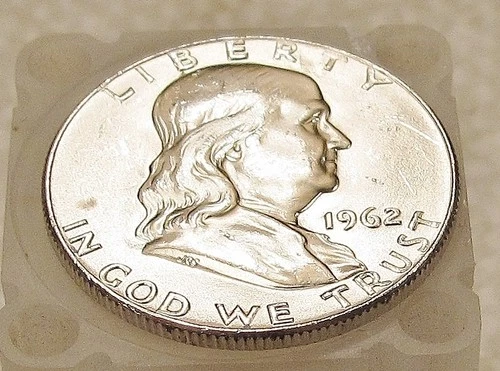 1962 D Choice  Brilliant Uncirculated Franklin STACKERS DELIGHT  #121 ~  21