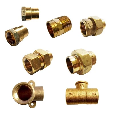 BÄNNINGER Lagerauflösung Lötfitting Winkel T-Stück Nippel Muffen DVGW Rotguss DVGW