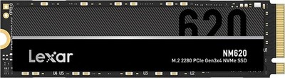 Lexar NM620 2TB SSD, M.2 2280 PCIe Gen3x4 NVMe 1.4 Internal SSD, Up To 3500MB/s 