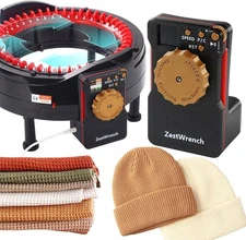 [2025 Upgrade] ZestWrench Electric Knitting Machine Adapter for addi Express Kin