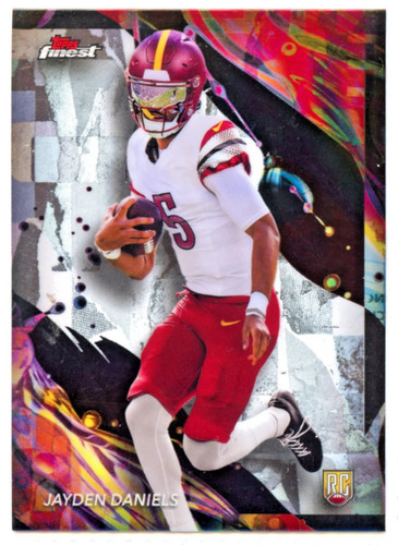 2024 Topps Finest Jayden Daniels Rookie RC #167 Uncommon - Commanders