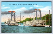 a463 Riverboats Vintage Travel Postcard Refrigerator Magnet