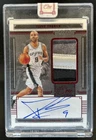 2020-21 Panini One and One Tony Parker Patch Auto Autograph Red #/15 Spurs