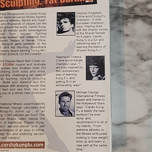 VHS: T.J. Storm Cardio Kung Fu The Spiritual Workout Instructional Video Sealed - Picture 7 of 9