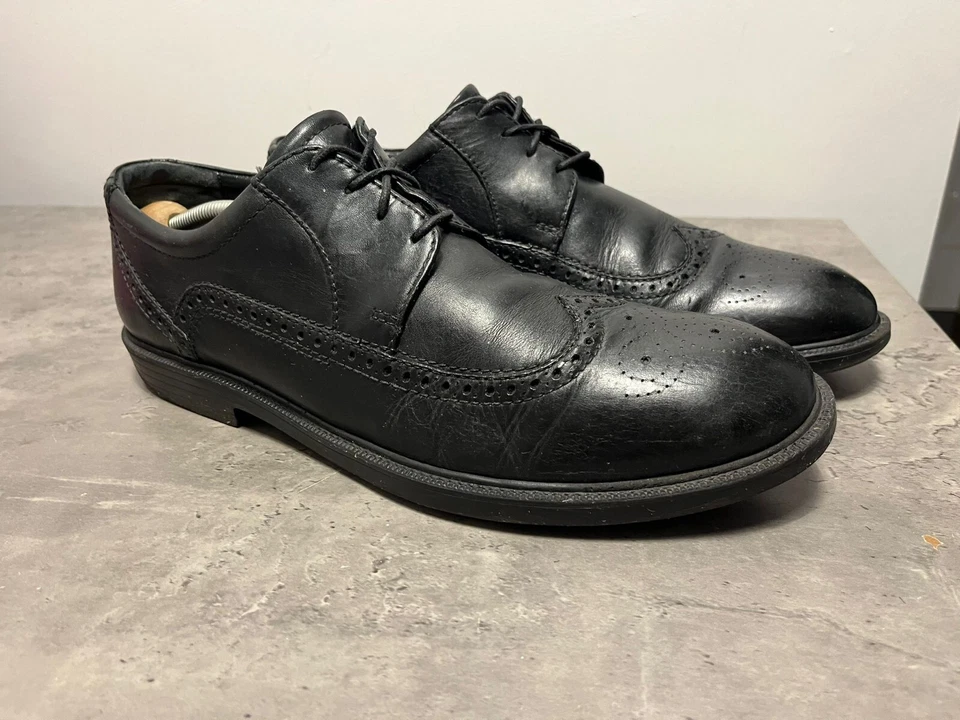 Mens shoes size 11 M&S airflex leather brogue - Image 3 of 4