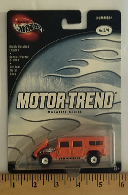 2003 Hot Wheels Motor Trend Magazine series #3/4 HUMMER