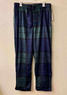 Club Room Fleece Pajama Pants Large Windowpane Ultra Soft Plaid Lounge  Pants | eBay