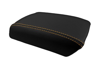 Hyundai Tiburon Console Armrest Lid Trim Cover Vinyl for 2003-2008 Orange Stitch