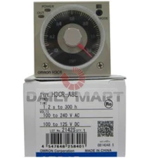 New Omron H3CR-A8E Analog Set Solid State Timer 100~240VAC/100~125VDC H3CRA8E