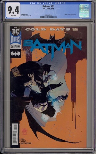 BATMAN #51 - CGC 9.4 NM - MISTER FREEZE APPEARANCE - 2013