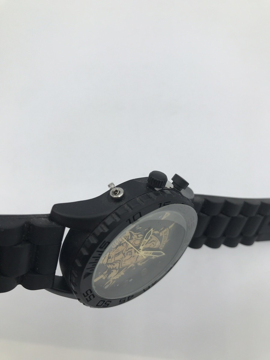 NWD Harry Potter All Black + Gold Rubber Strap Gryffindor  display picture 1