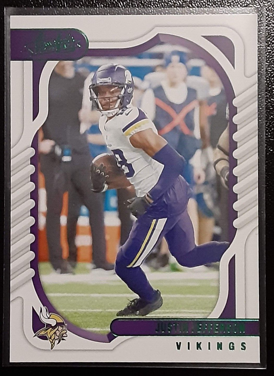 2022 Panini Absolute Football Green Parallel #89 - Justin