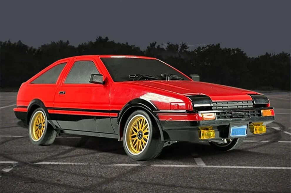RC 1/18 DRIFT Car TOYOTA COROLLA AE86 W/ Pop Up Lights/ LED/Gyro