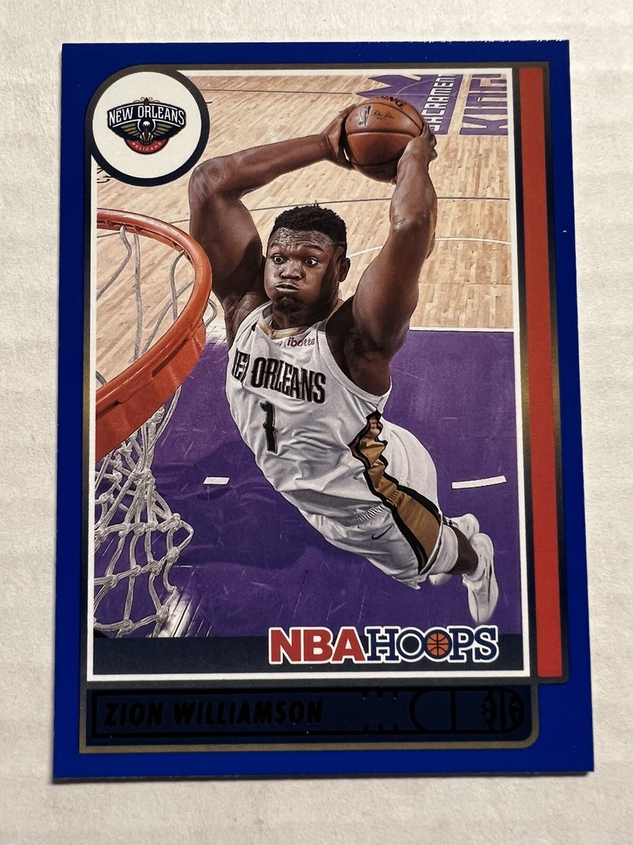NBAカード Zion Williamson ザイオン・ウィリアムソン 2021-22 Panini NBA Hoops ZION WILLIAMSON #84 Blue Parallel SP