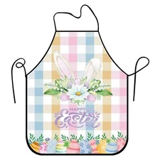 Holiday Aprons Adjustable Cooking Apron Chef Bib Apron for Dinner Cooking Gri...