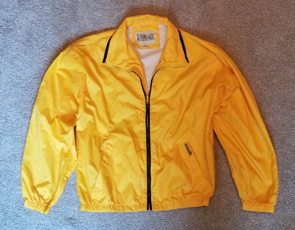 Mustard windbreaker top