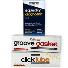 Click Lube & Groove Gasket - Diagnose and Fix Creaky Laminate Floors FAST